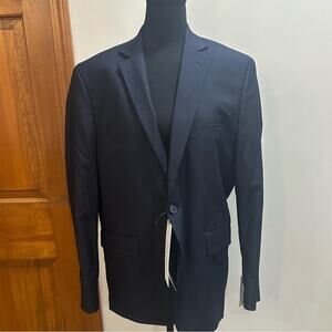 Men’s 42 Slim Navy Blue Blazer Calvin Klein NWT
